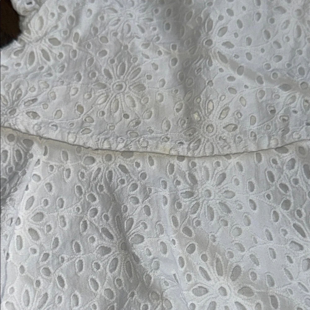Elegant White Eyelet baby Dress 18-24 2T tartine et chocolat NWT spring easter